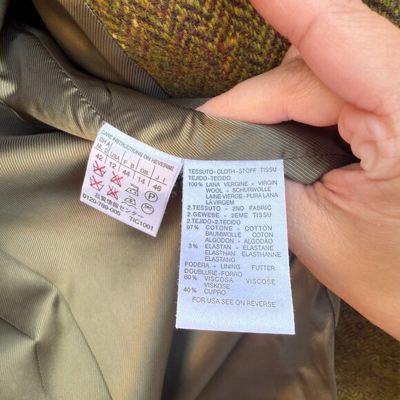 Weekend Max Mara Olive Green Blazer - Picture 12 of 15